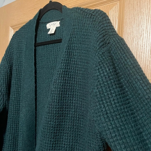 Jessica Simpson Deep Green Oversized Cardigan - Picture 5 of 14
